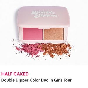 HALF CAKED double dipper duo in girls trip bronzer and blush- brand new